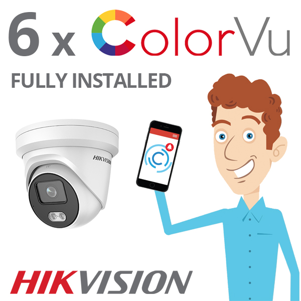 Hikvision ColorVu CCTV System Installed